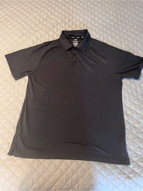 Hurley Men's Ultra Soft Dark Charcoal Short-Sleeve Polo